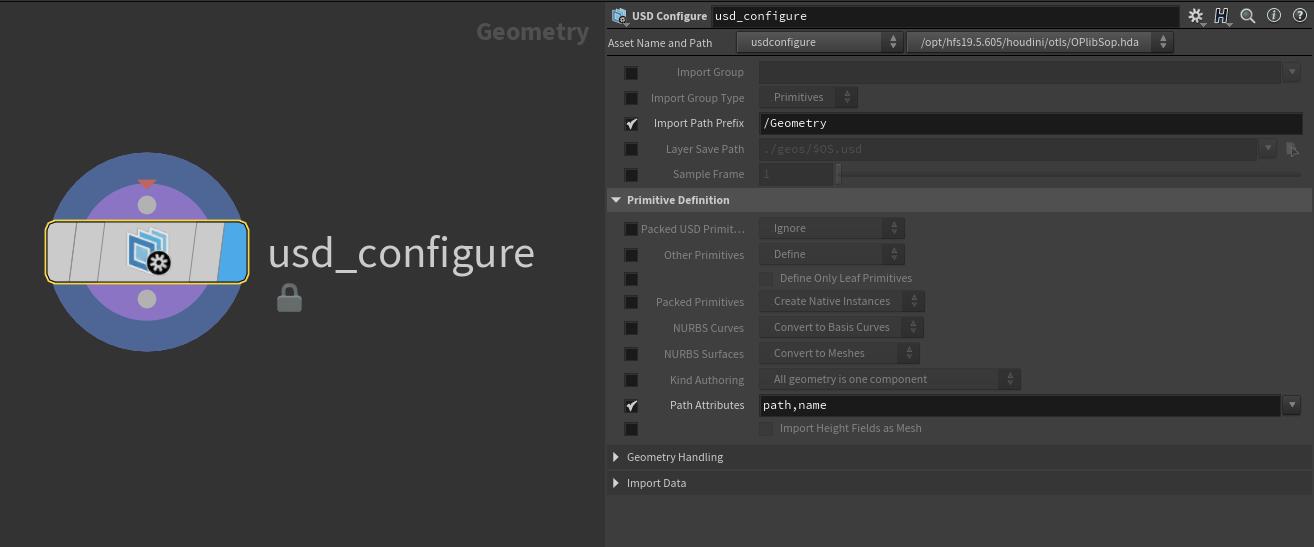 SOPs Usd Configure